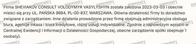 Client fraud through rotation of liquidated companies: Sheviakov Consult is massively deleting negative reviews and evidence of its schemes